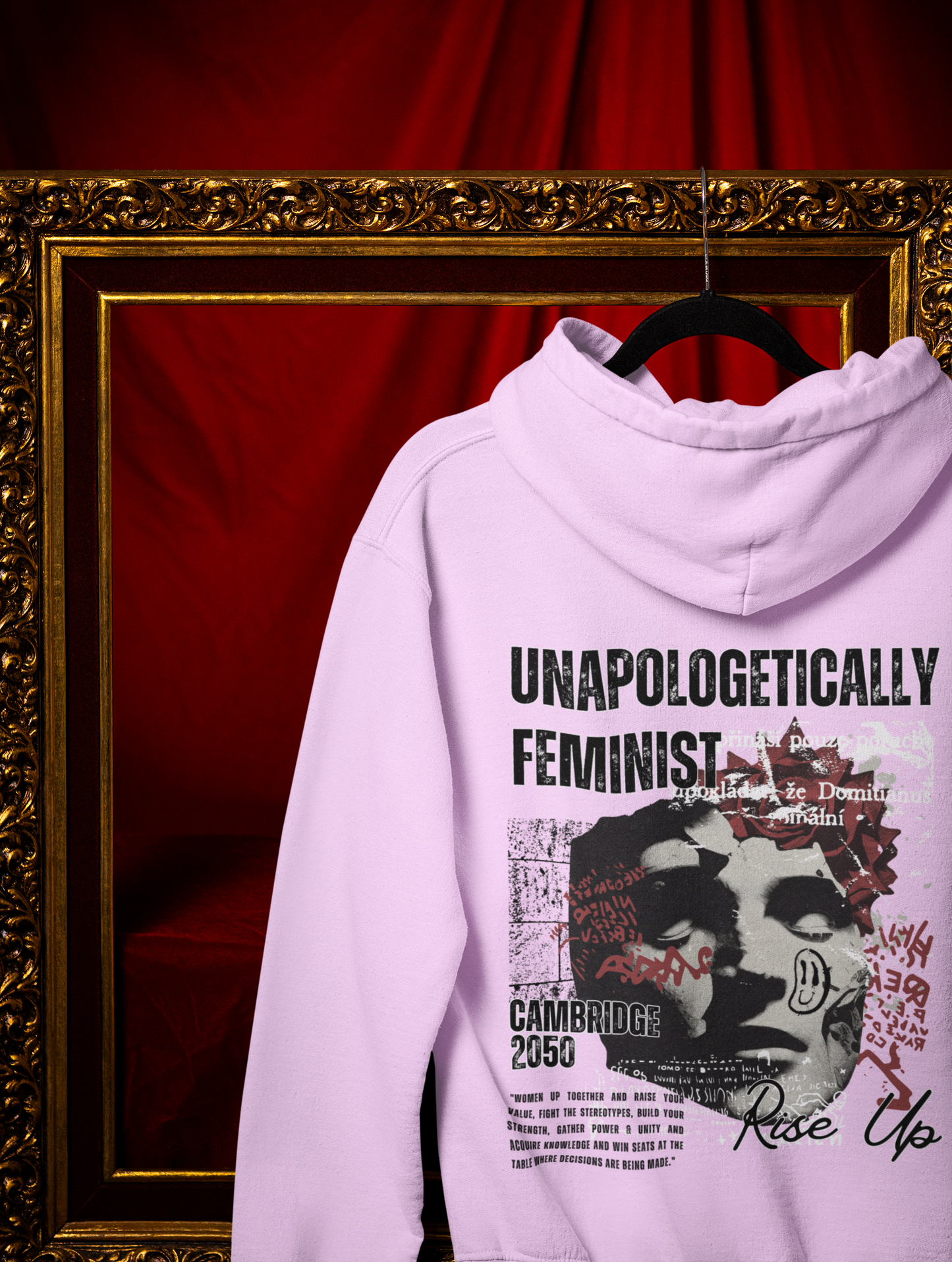 Unapologetically-Unisex Feminist Oversized Hoodie