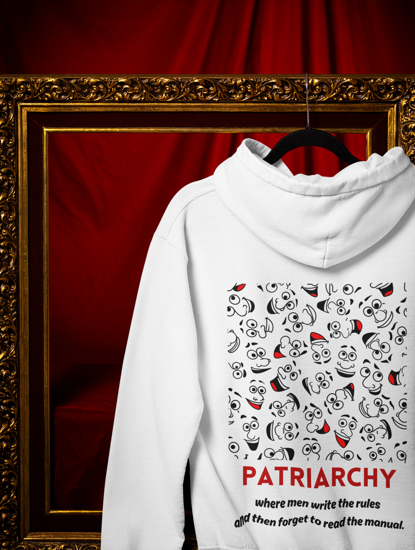 Patriarchy-Unisex Feminist Oversized Hoodie