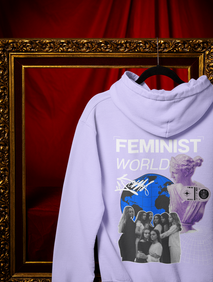 Feminist World-Unisex Feminist Oversized Hoodie