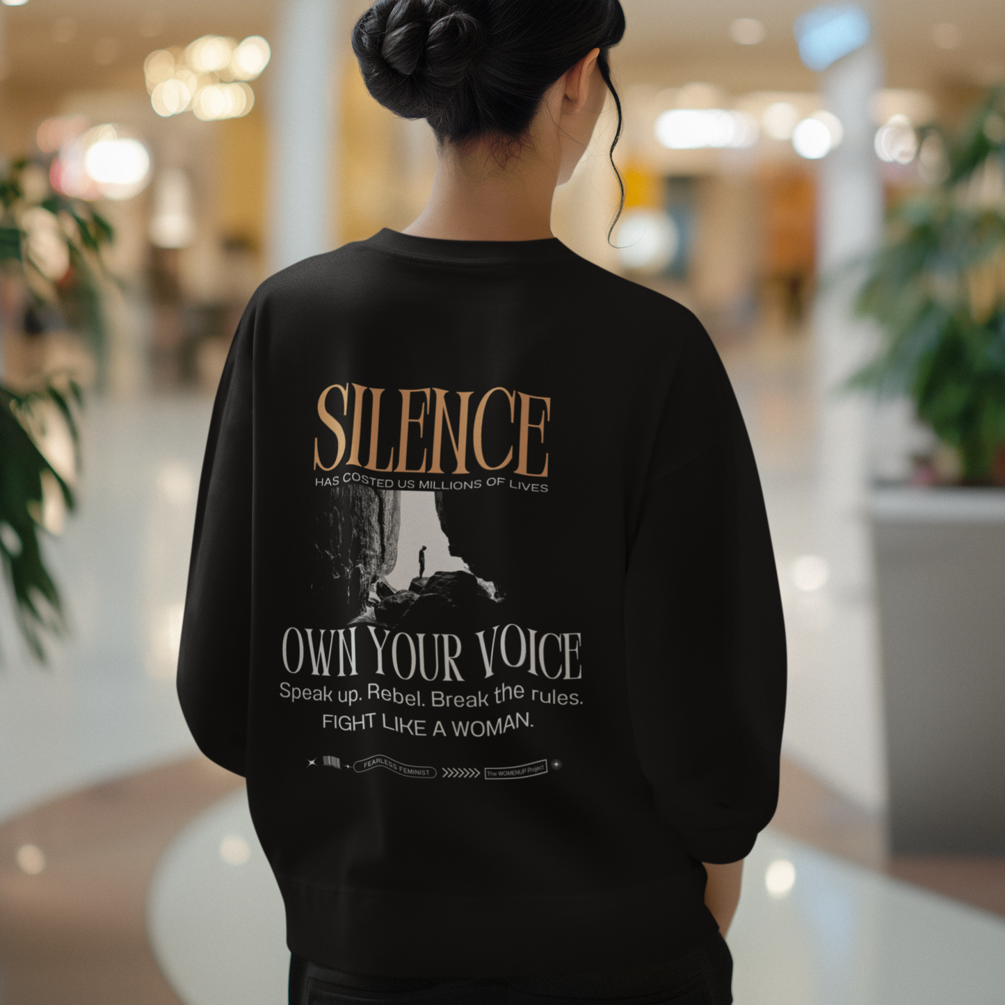 SILENCE-Oversized Premium Comfort Sweatshirt