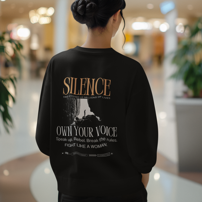 SILENCE-Oversized Premium Comfort Sweatshirt