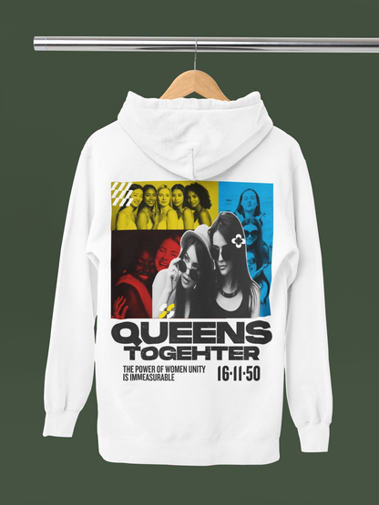 Queens-Unisex Feminist Oversized Hoodie