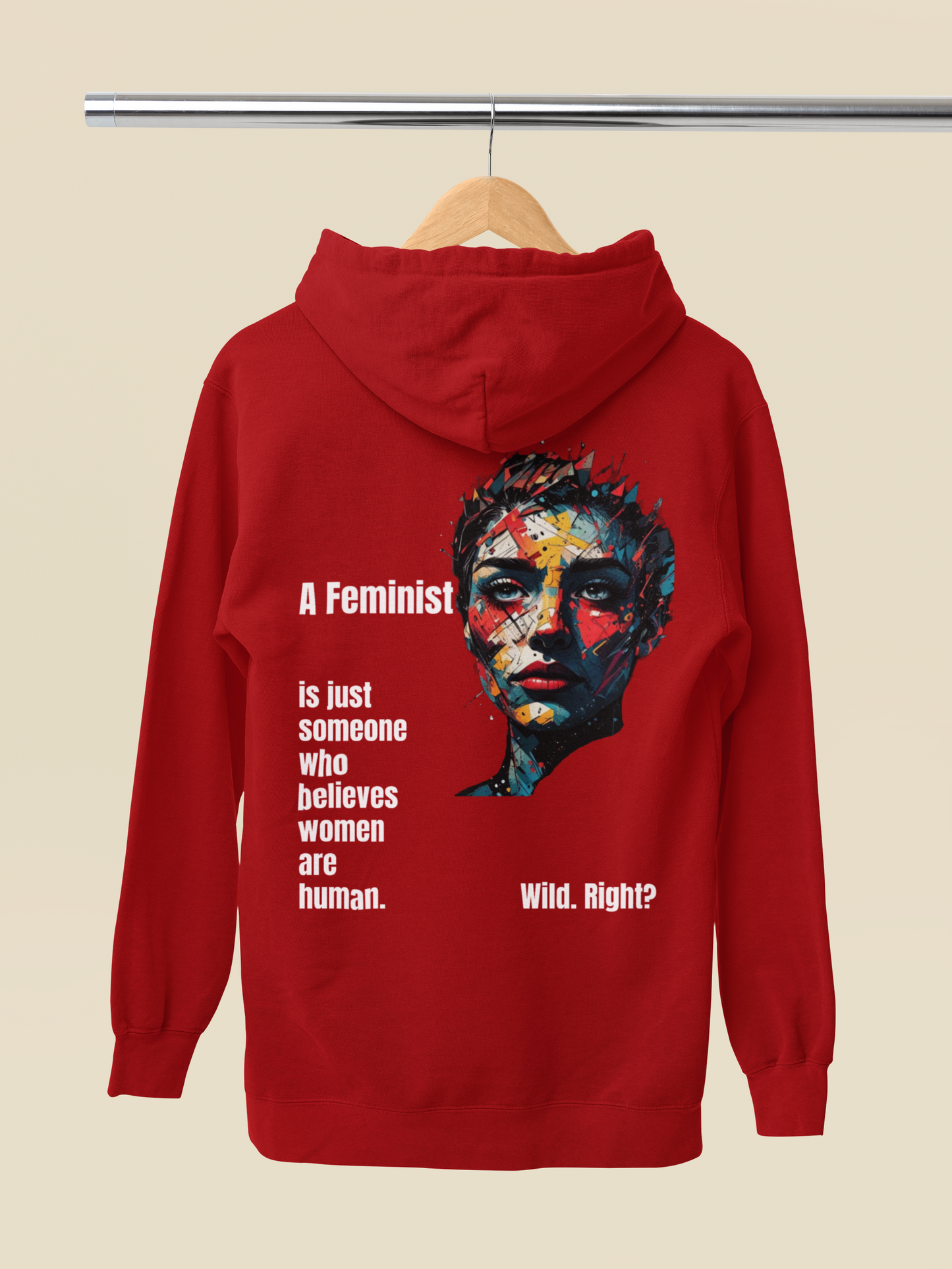 A Feminist-Unisex Feminist Oversized Hoodie