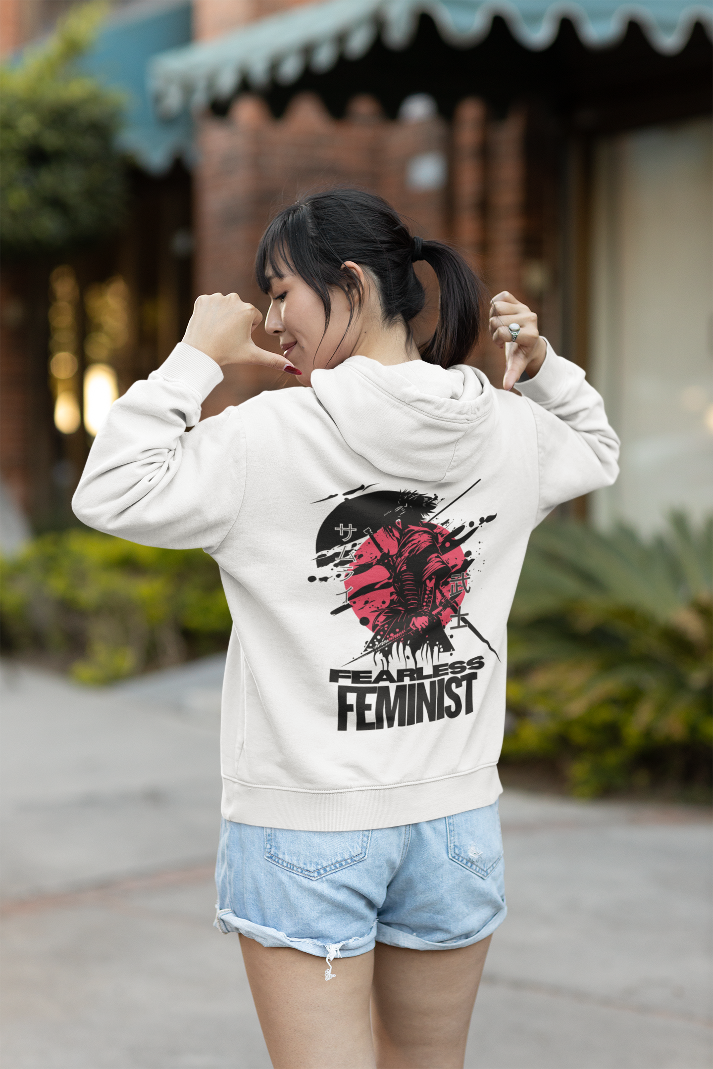 Feminist-Unisex Feminist Oversized Hoodie