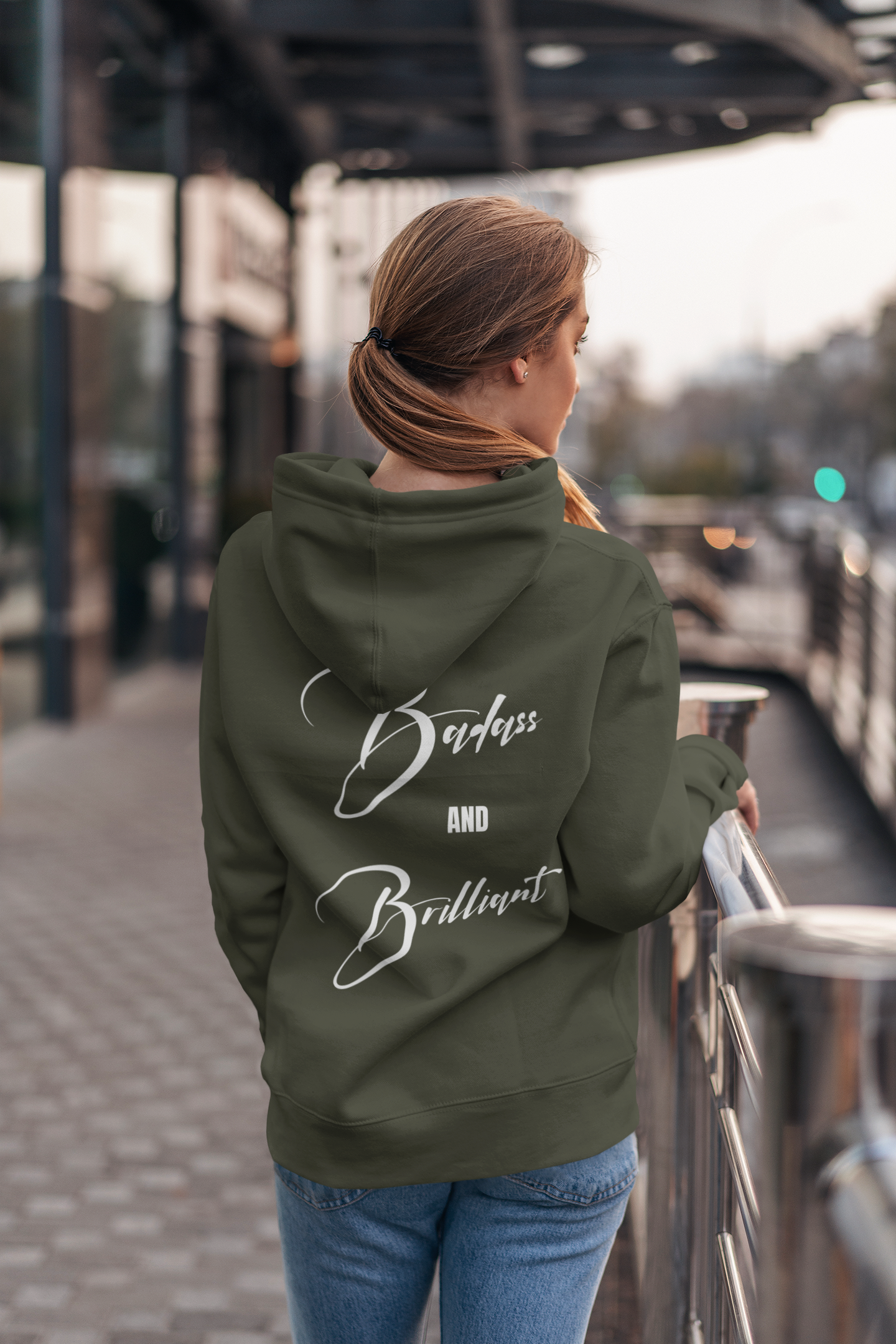 Badass-Unisex Feminist Oversized Hoodie