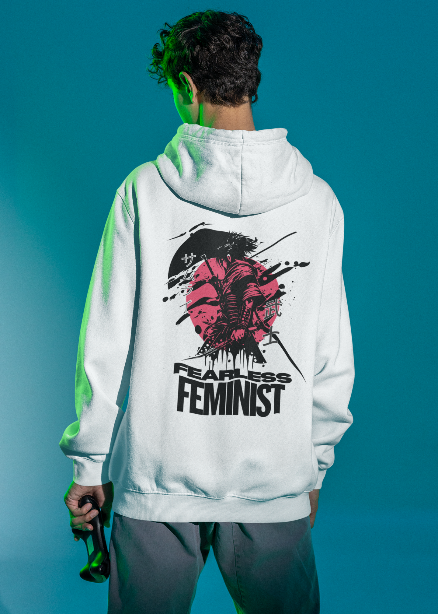 Feminist-Unisex Feminist Oversized Hoodie