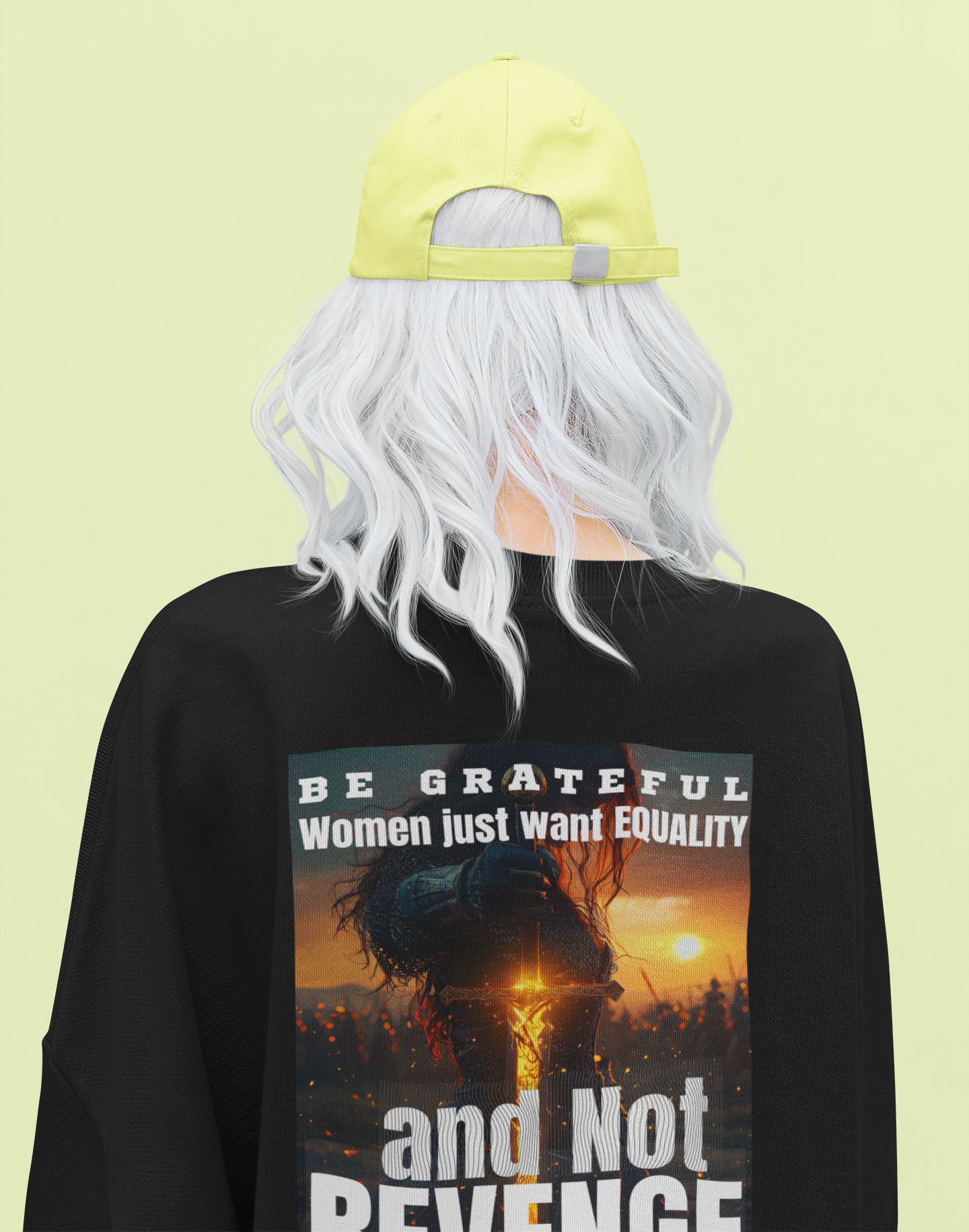 Not REVENGE-Oversized Premium Comfort Sweatshirt