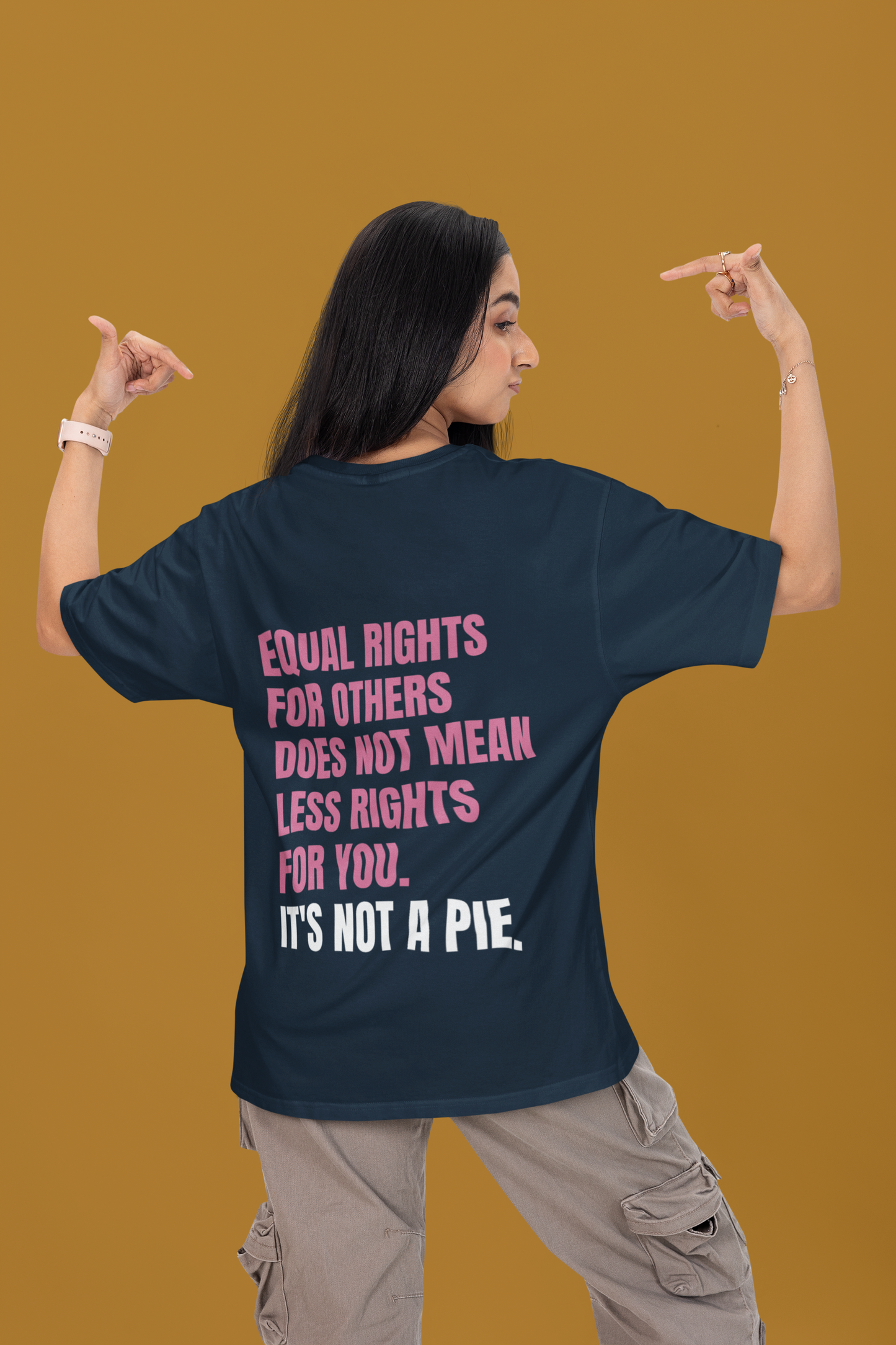 It's not a Pie | Feminist Oversized Unisex T-shirt