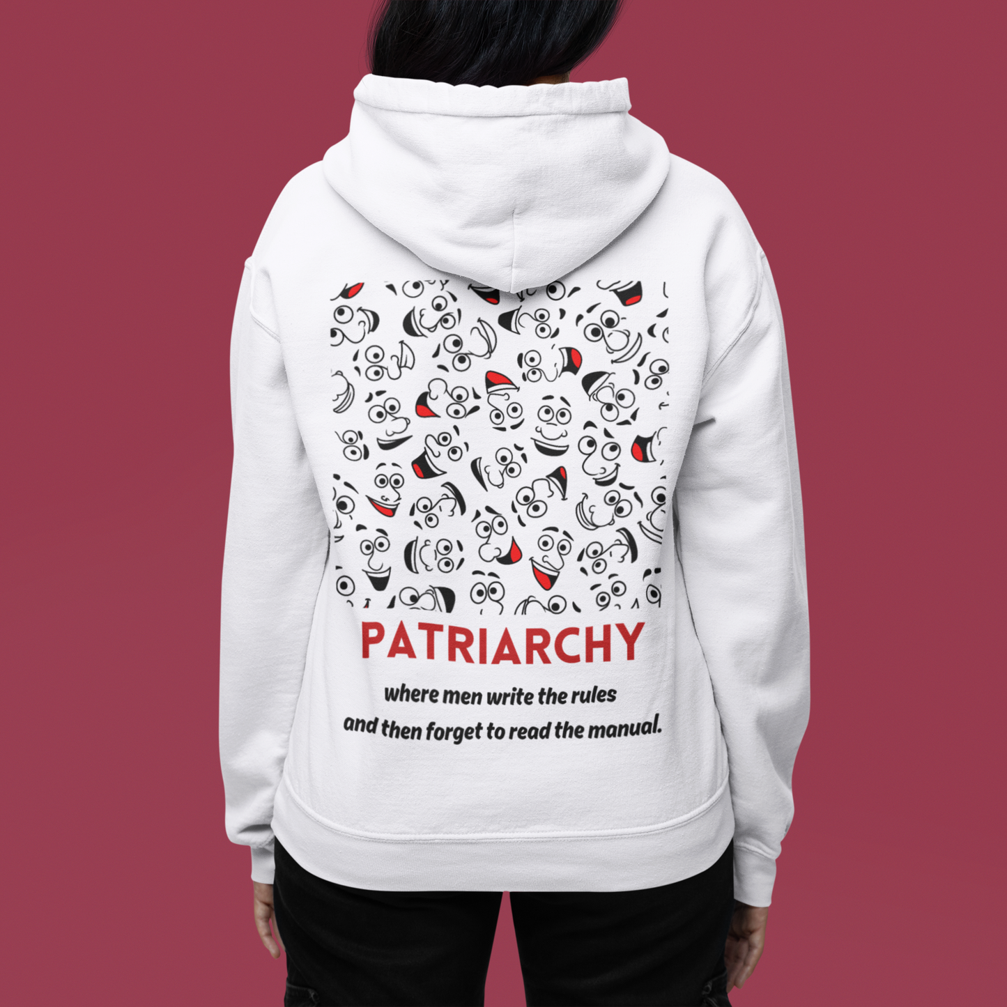 Patriarchy-Unisex Feminist Oversized Hoodie