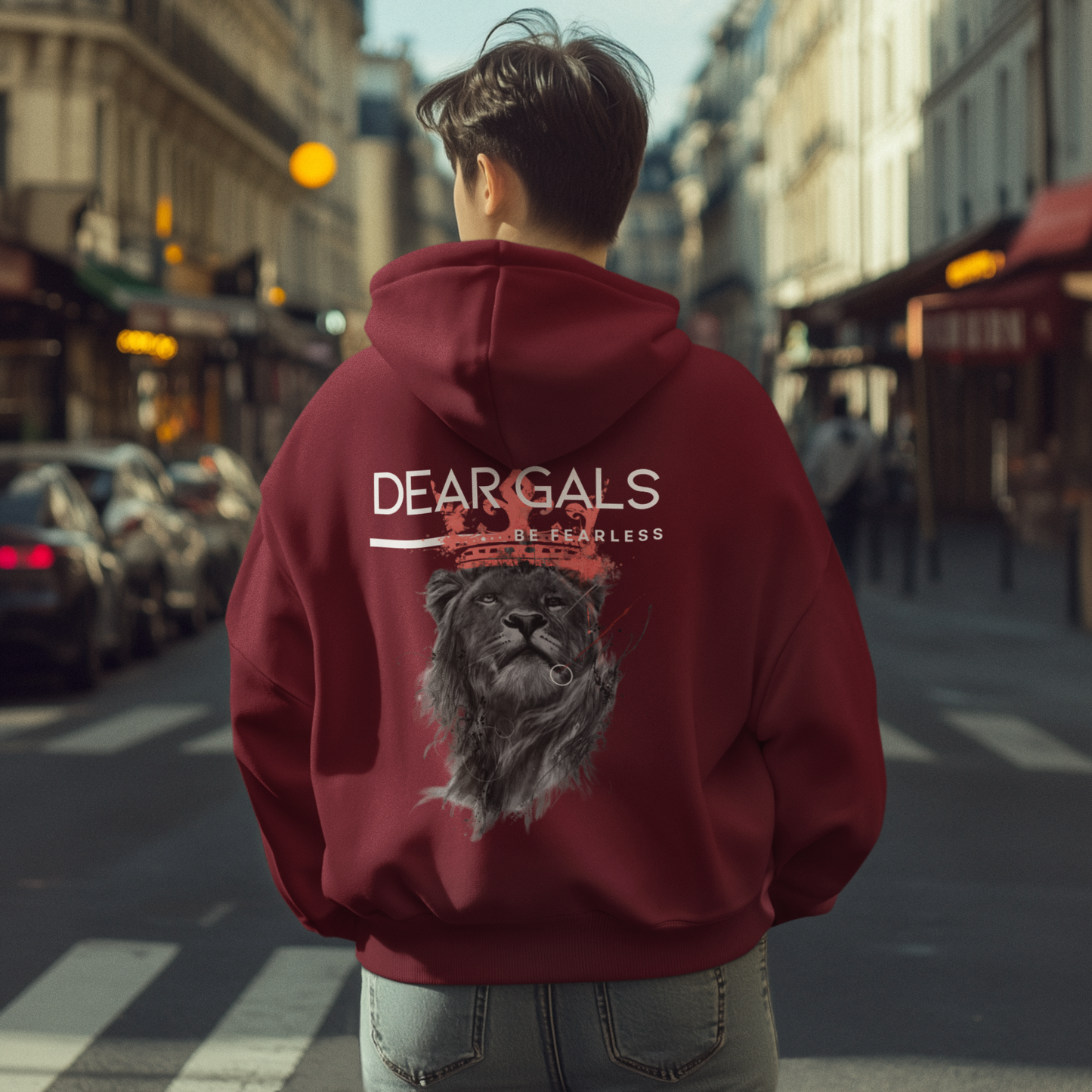 Dear Gals-Unisex Feminist Oversized Hoodie