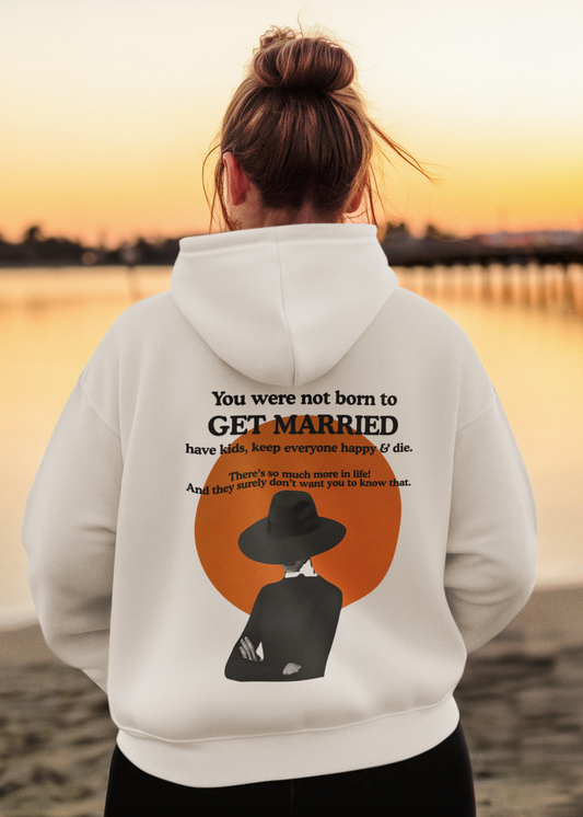 Get Married-Unisex Feminist Oversized Hoodie