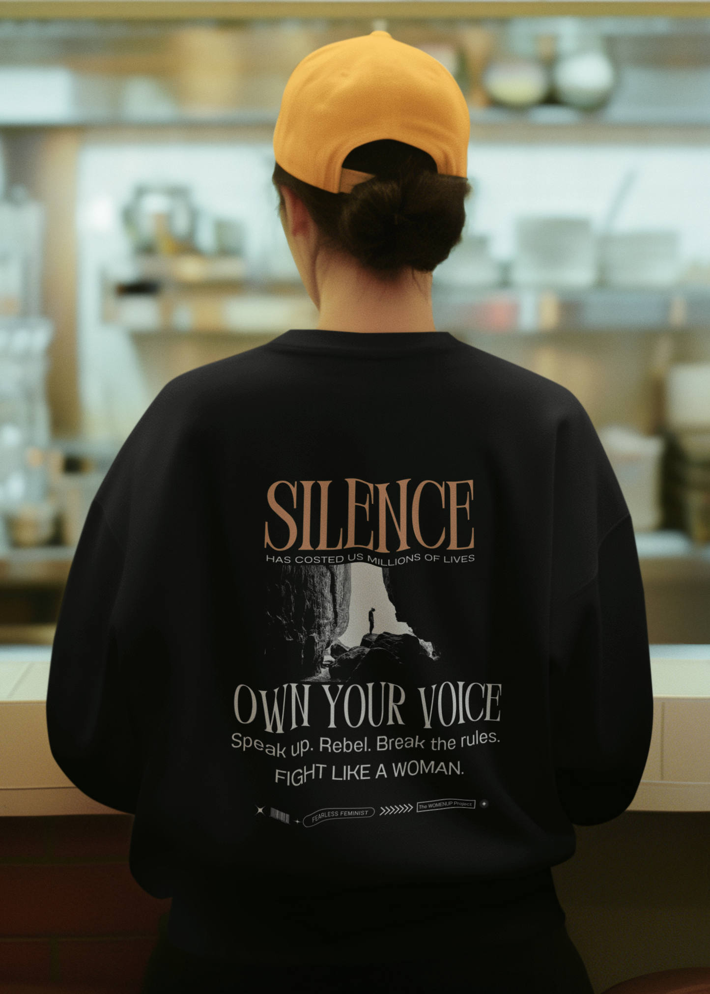 SILENCE-Oversized Premium Comfort Sweatshirt