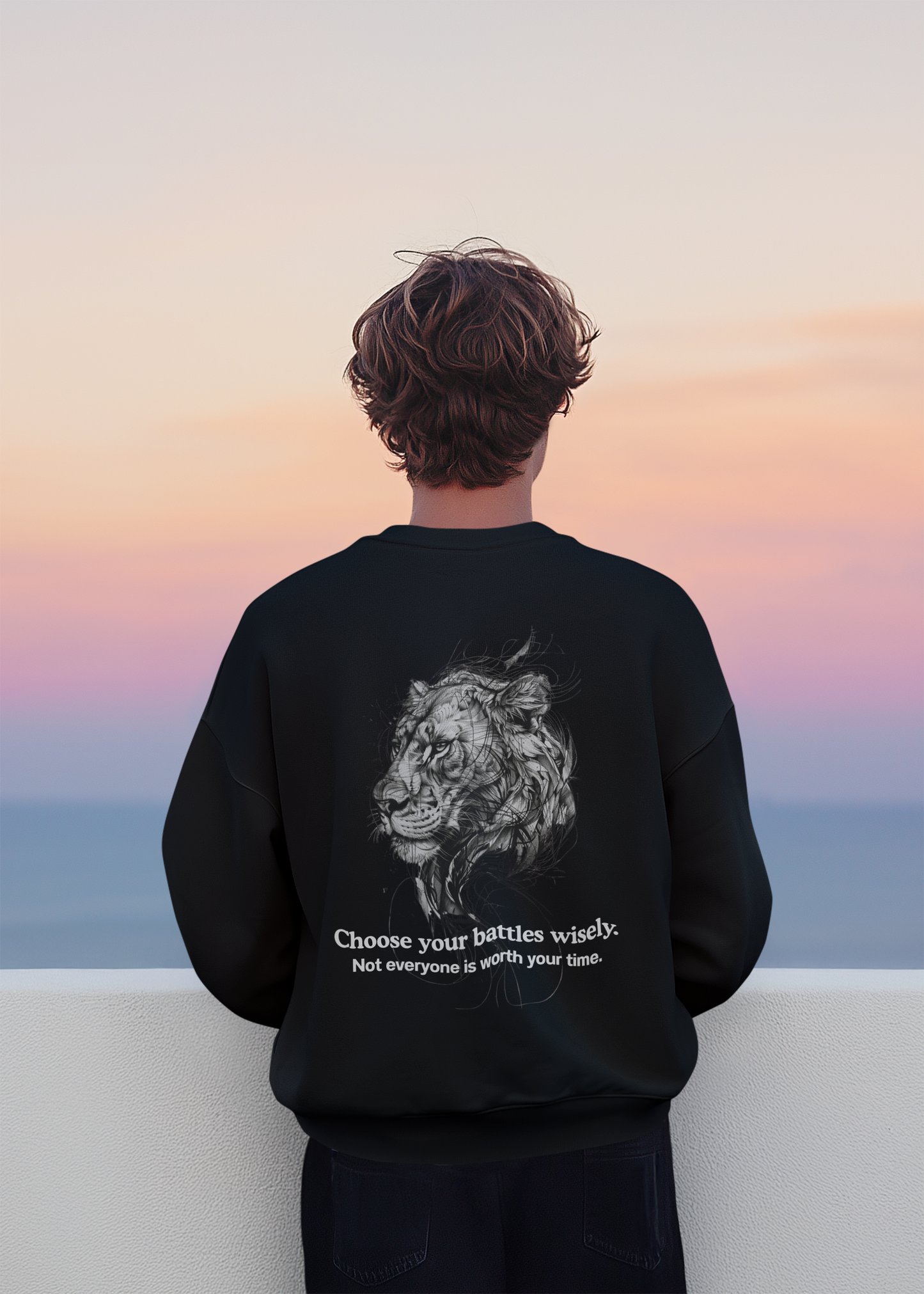 BATTLE-Oversized Premium Comfort Sweatshirt