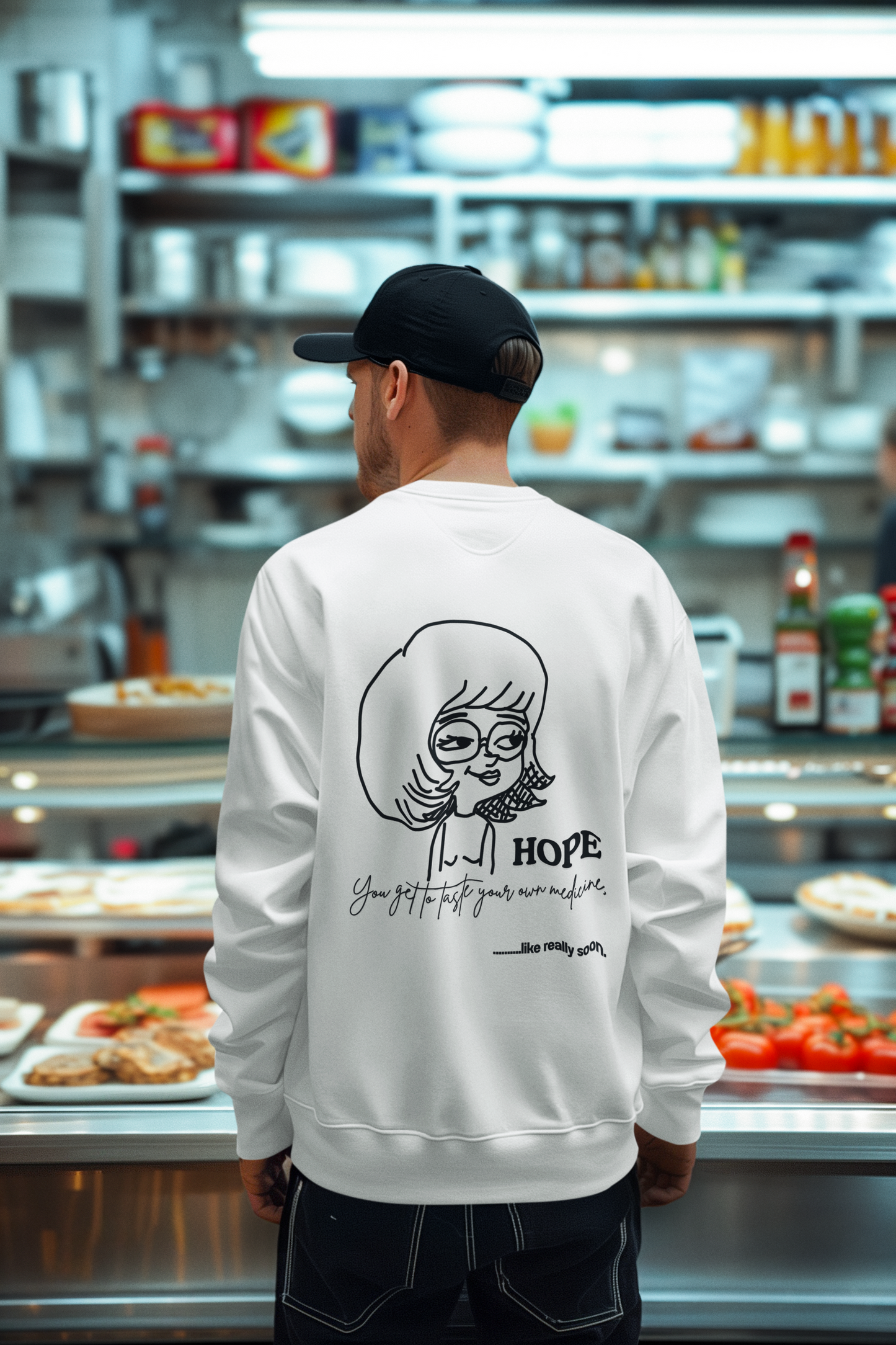 HOPE-Oversized Premium Comfort Sweatshirt