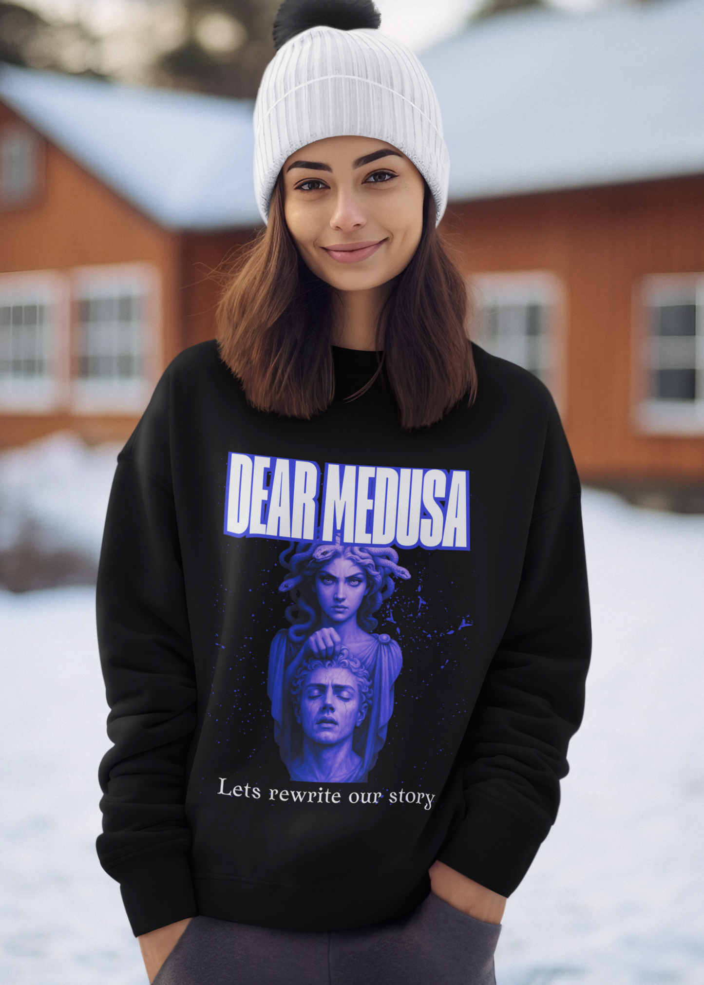 Der Medusa-Oversized Premium Comfort Sweatshirt