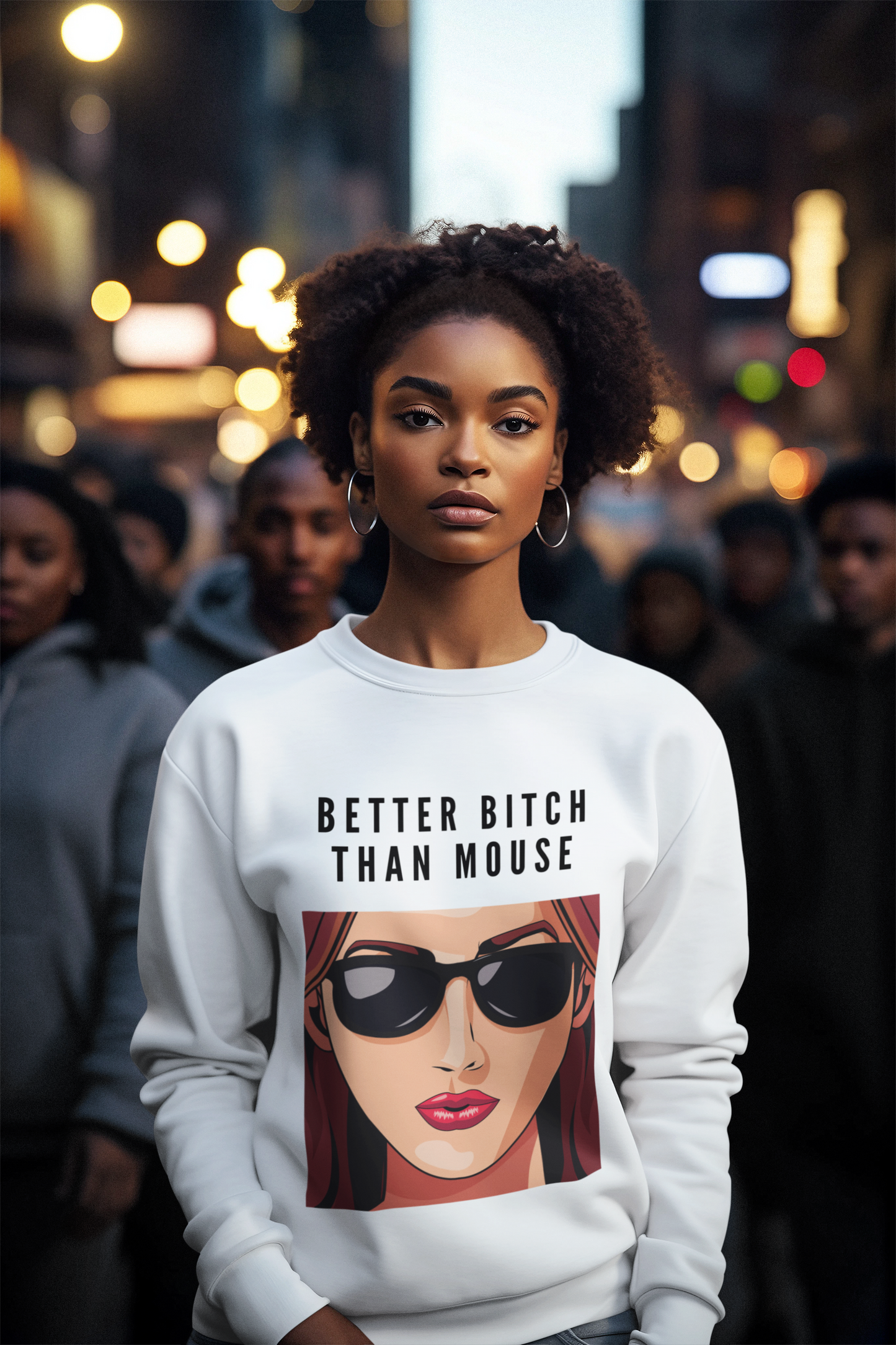 BETTER BITCH-Oversized Premium Comfort Sweatshirt