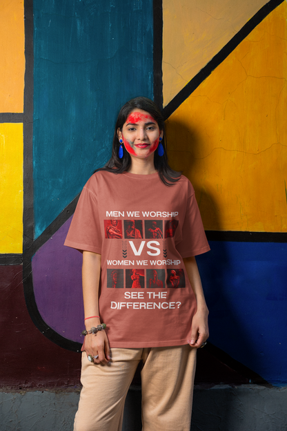 See the Difference | Feminist Oversized Unisex T-shirt