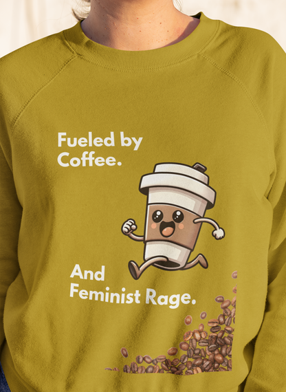 Feminist Rage-Bold Comfort Unisex Sweatshirt