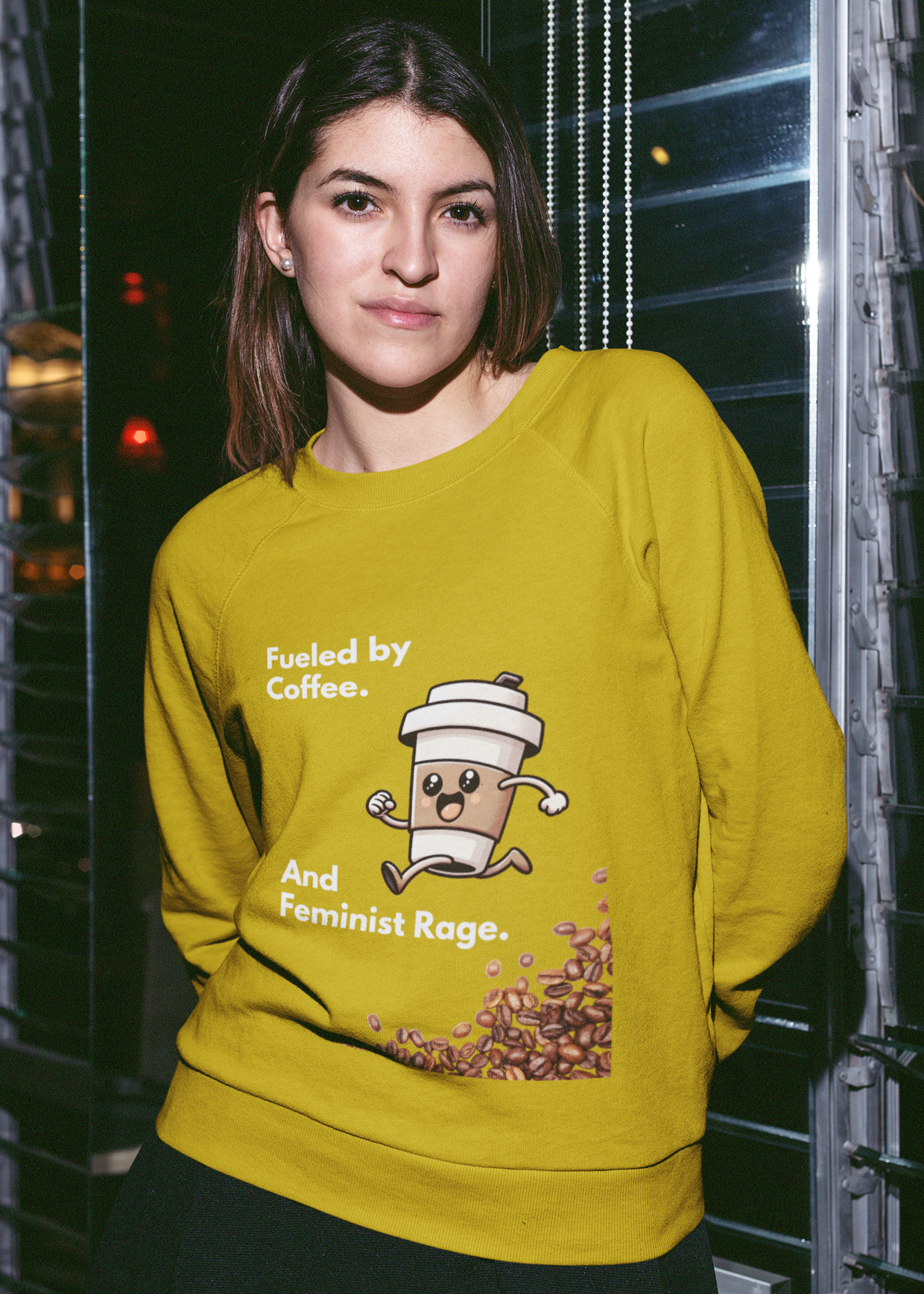 Feminist Rage-Bold Comfort Unisex Sweatshirt