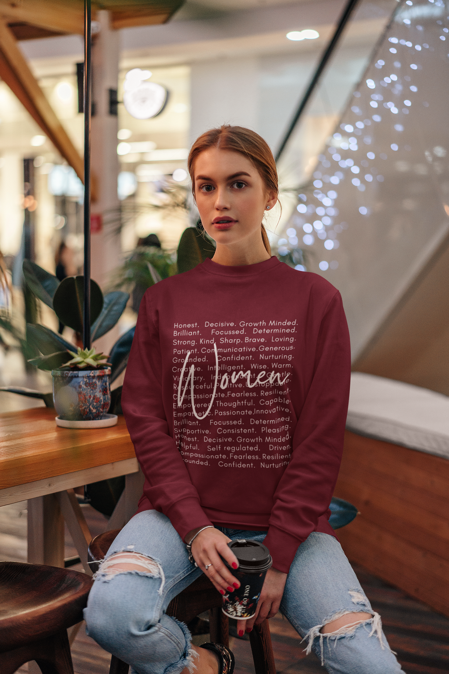 Women-Bold Comfort Unisex Sweatshirt