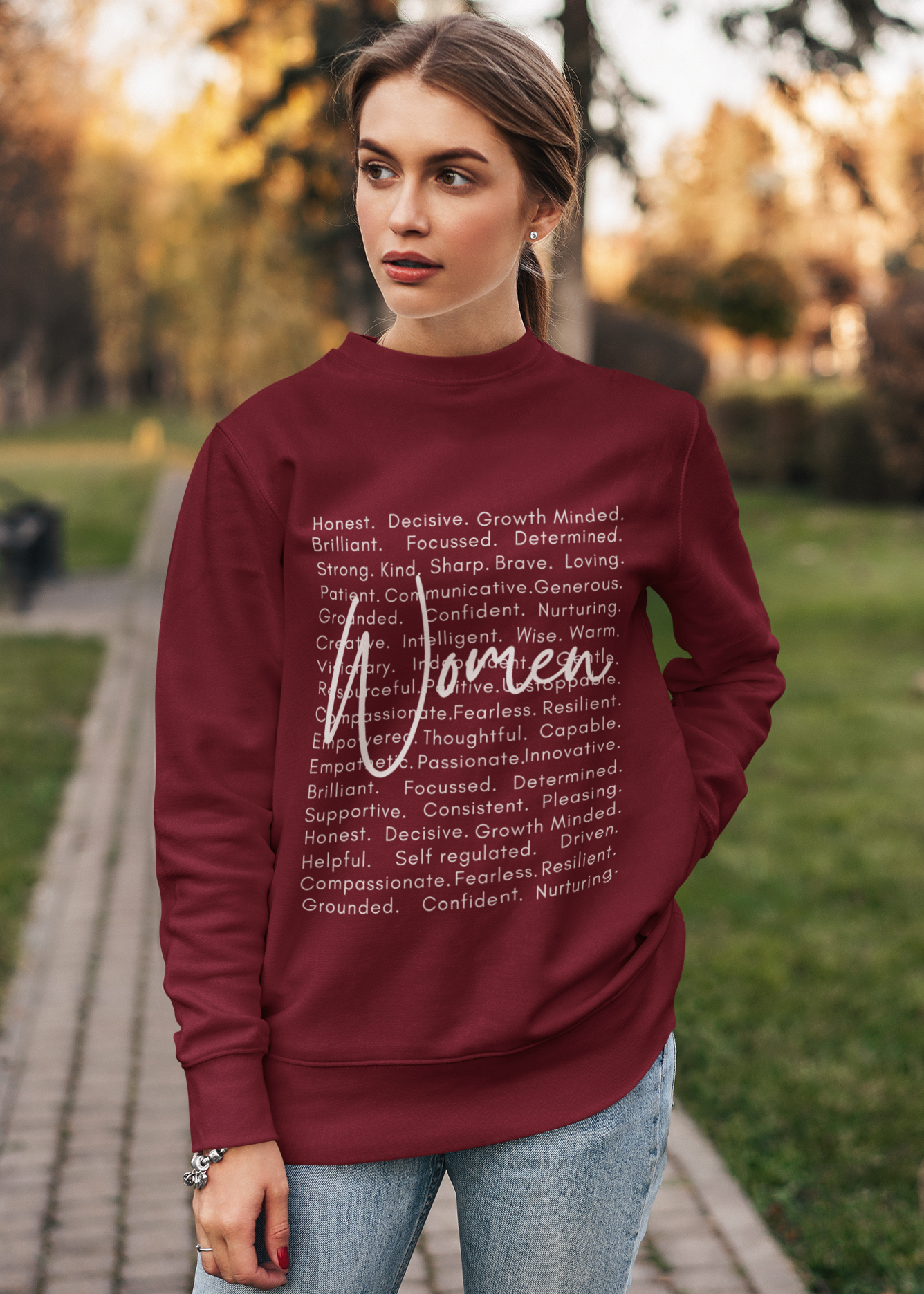 Women-Bold Comfort Unisex Sweatshirt