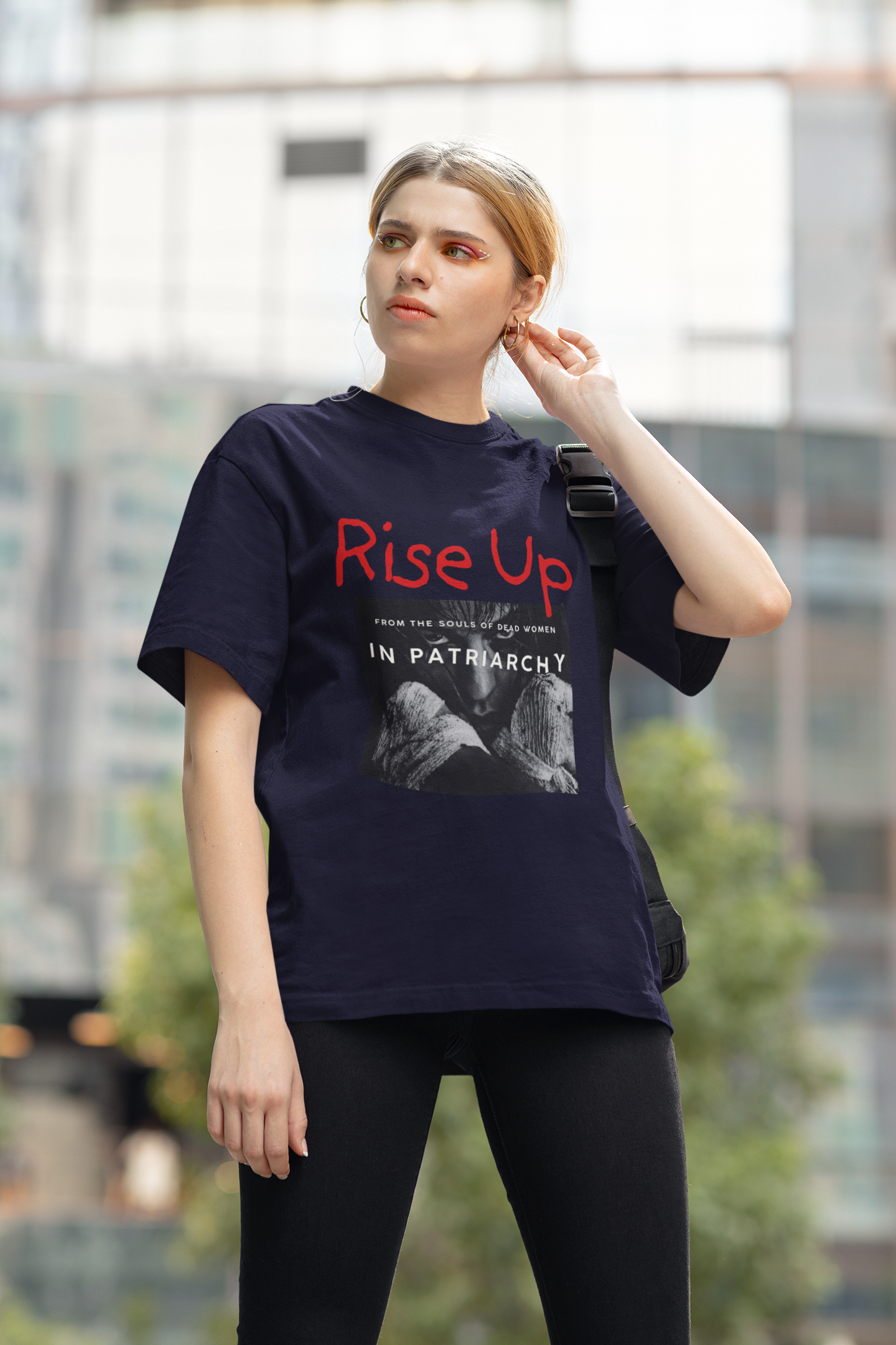 Rise Up | Feminist Oversized Unisex T-shirt