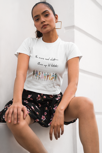 Boss Up Lil Bitch | Feminist Women's Crop Top