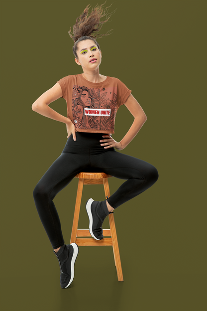 Women Unite | Feminist Women's Crop Top