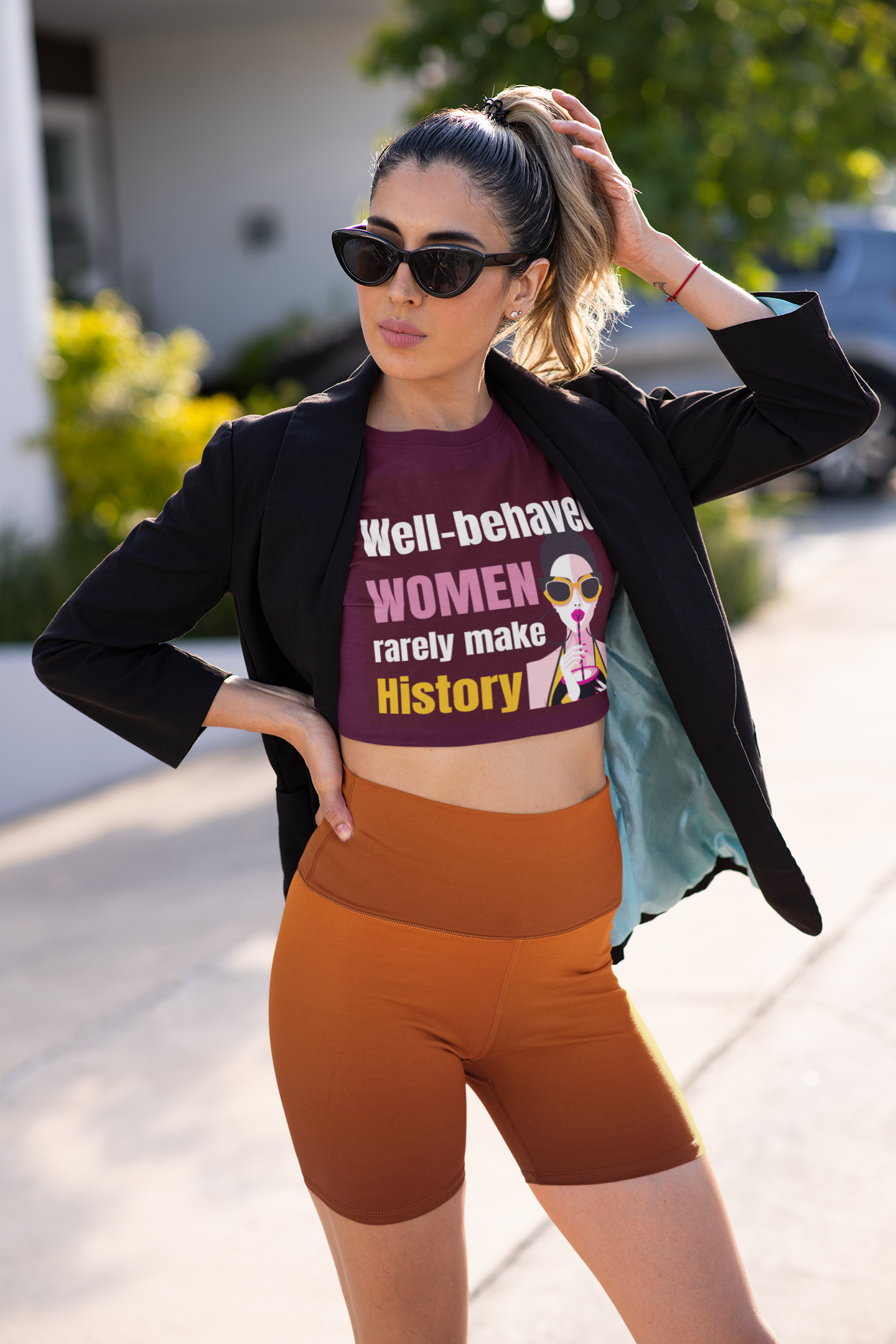 Well Behaved Women | Feminist Women's Crop Top