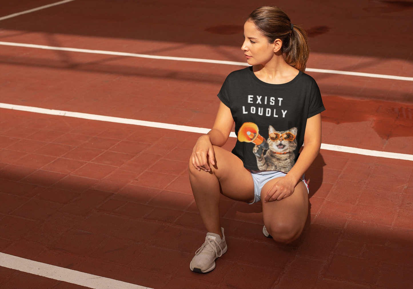 Exist Loudly | Feminist Women's Crop Top