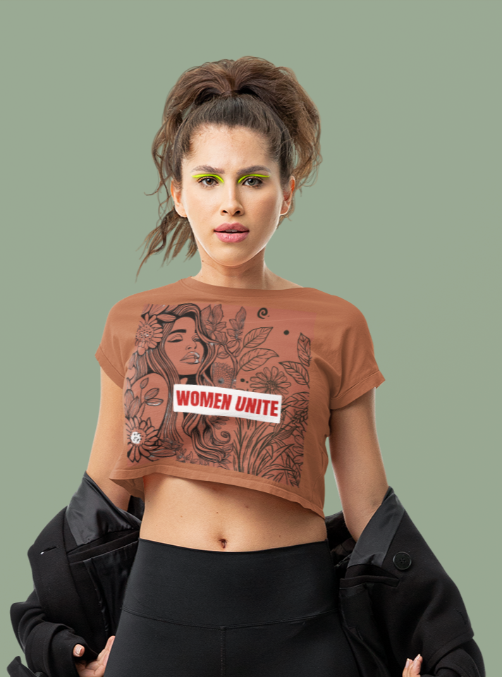 Women Unite | Feminist Women's Crop Top