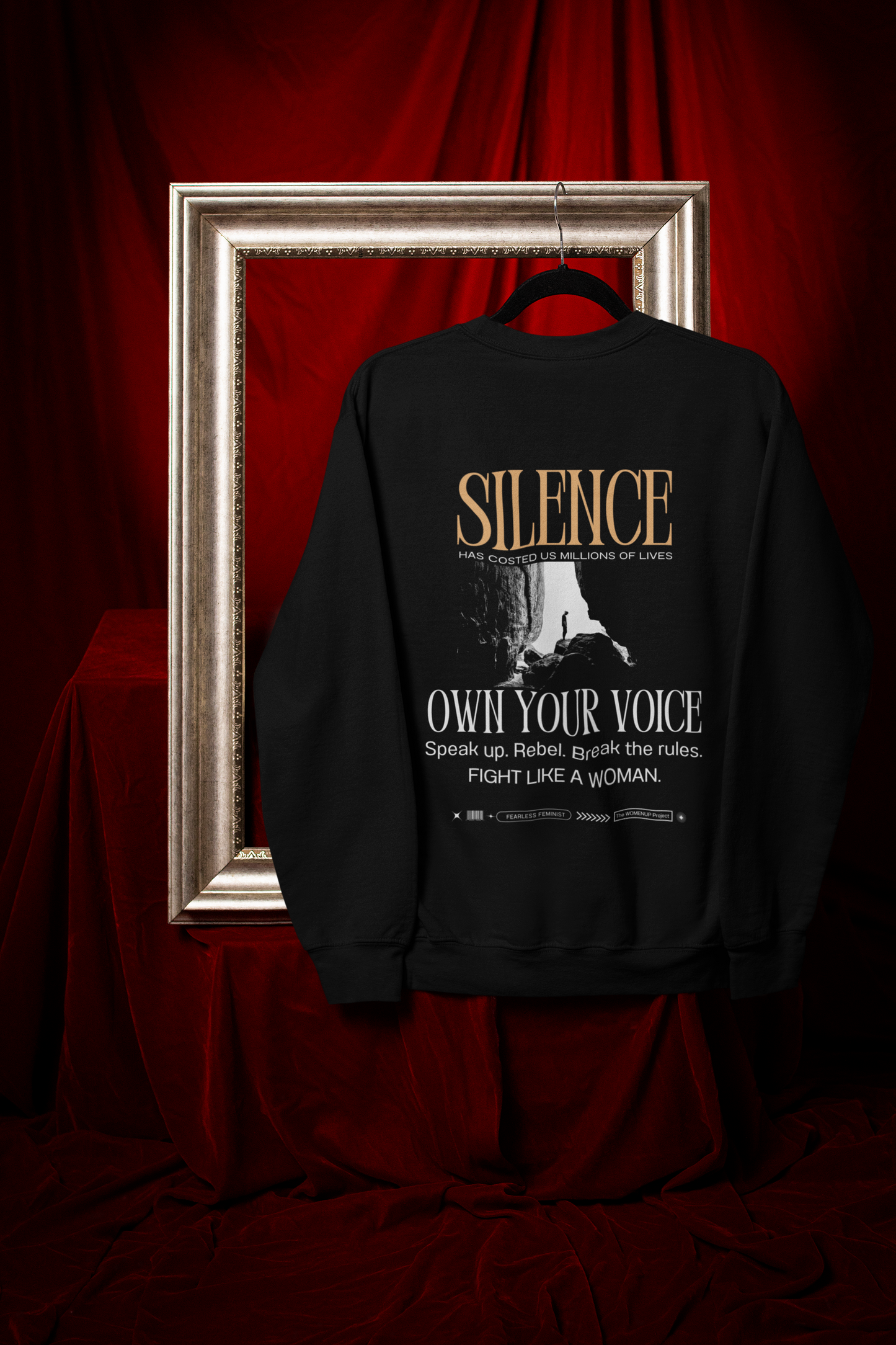SILENCE-Oversized Premium Comfort Sweatshirt