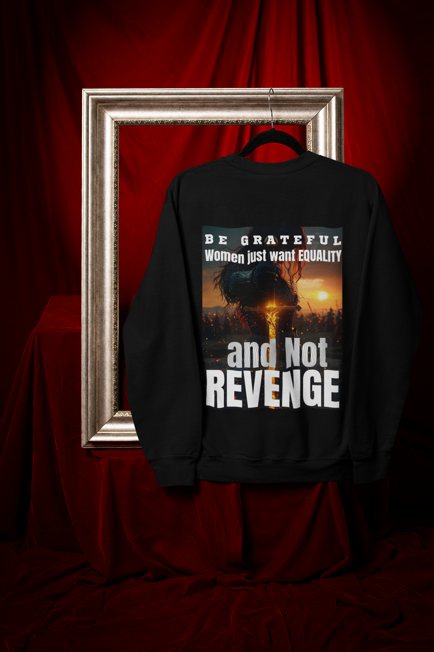 Not REVENGE-Oversized Premium Comfort Sweatshirt