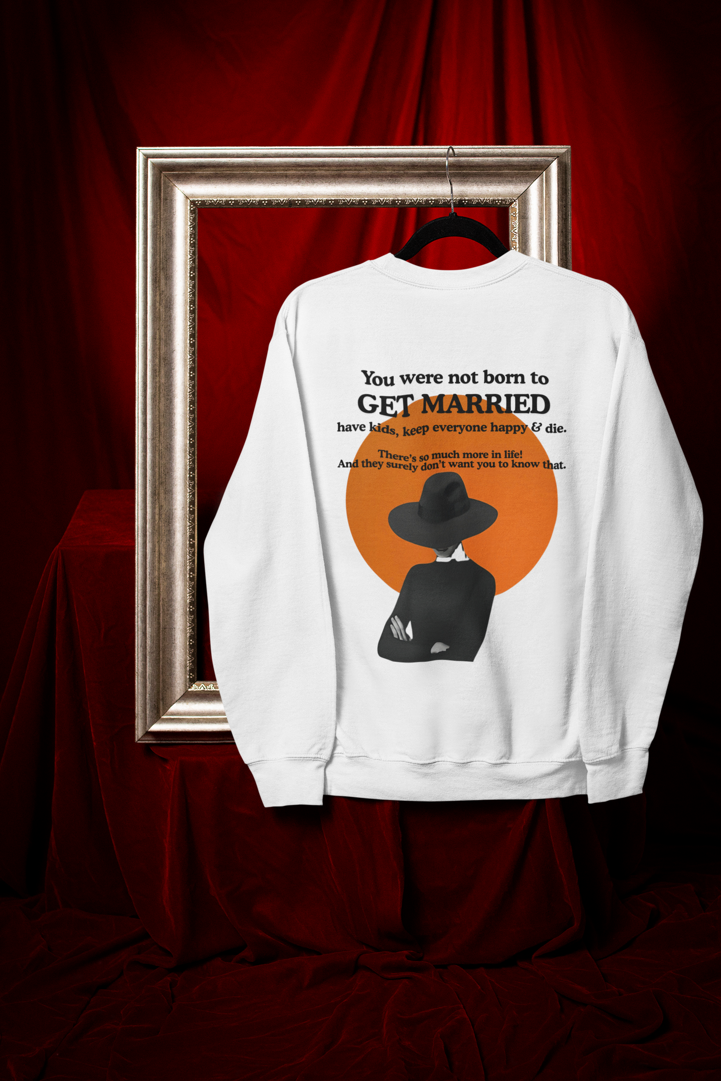 Get Married-Oversized Premium Comfort Sweatshirt