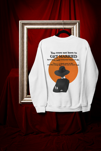 Get Married-Oversized Premium Comfort Sweatshirt