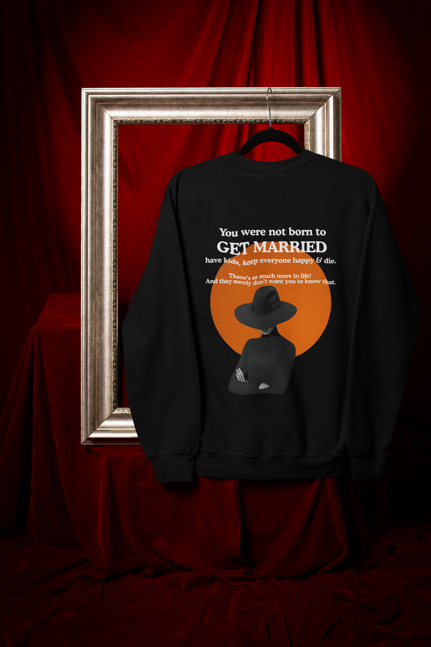 Get Married-Oversized Premium Comfort Sweatshirt