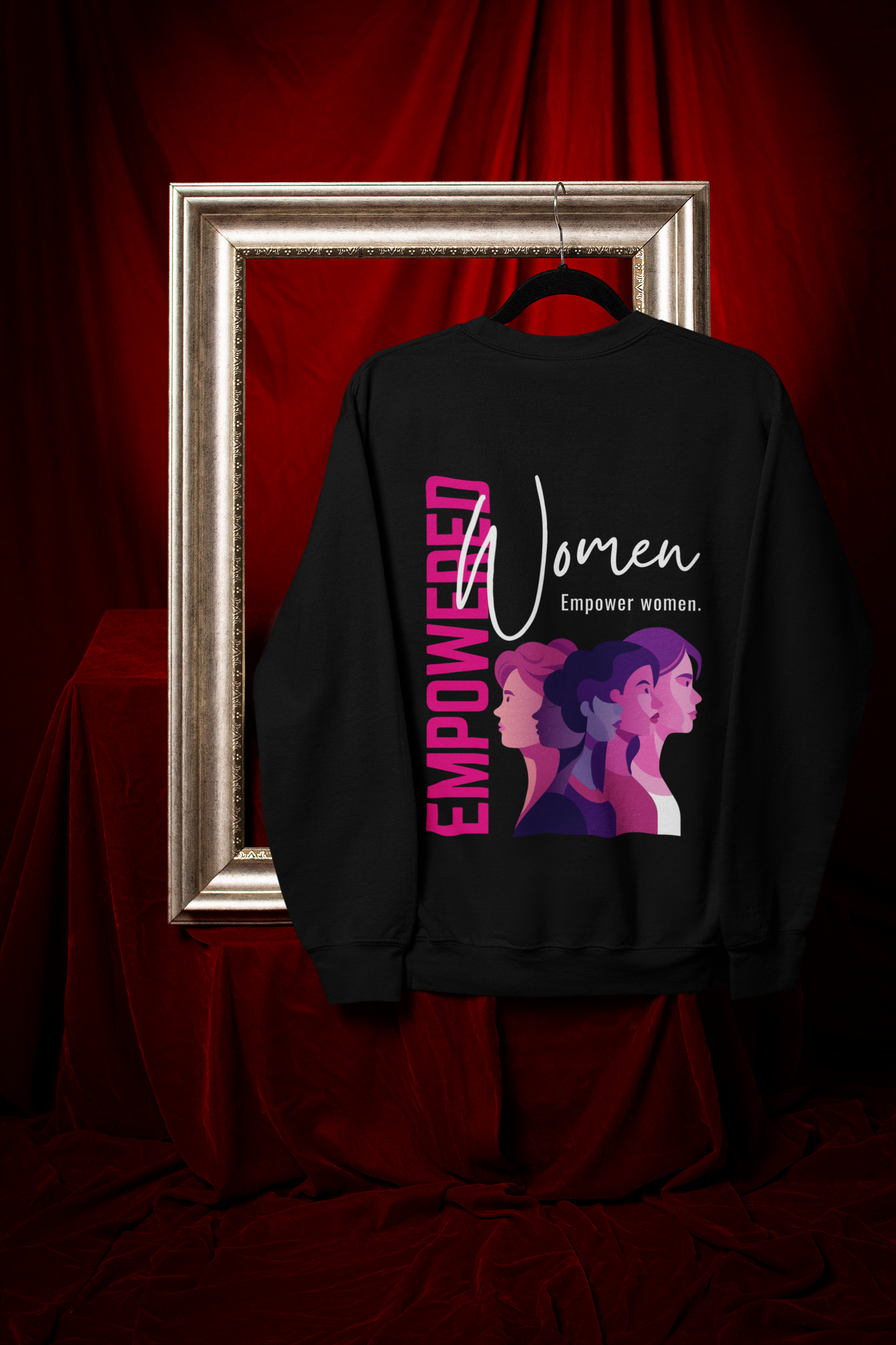 Empowered WOMEN-Oversized Premium Comfort Sweatshirt