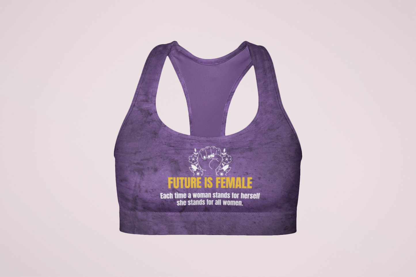 Future is Female | Strong Feminist Sports Bra