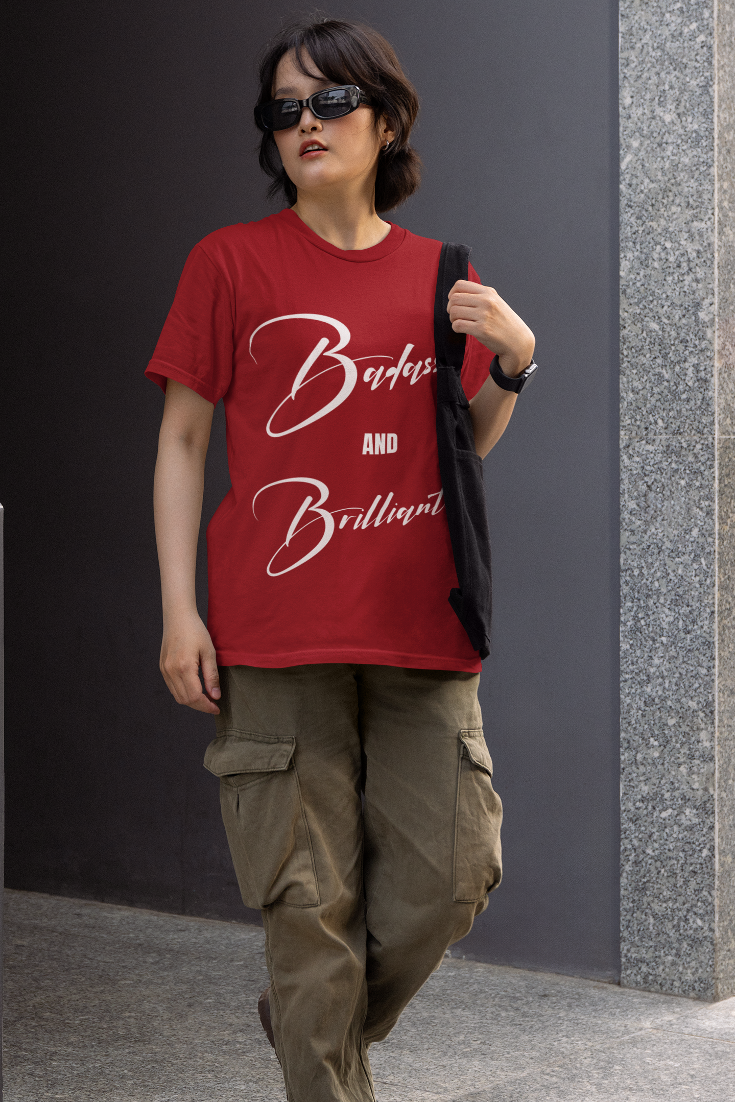 Badass & Brilliant | Feminist Oversized Unisex T-shirt