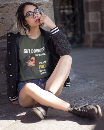 Full Human Rights | Feminist Oversized Unisex T-shirt
