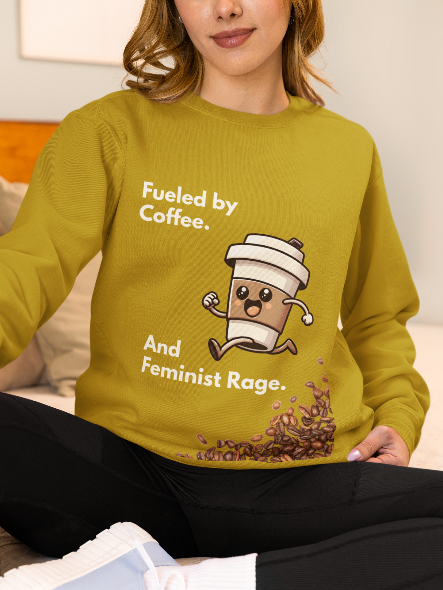Feminist Rage-Bold Comfort Unisex Sweatshirt