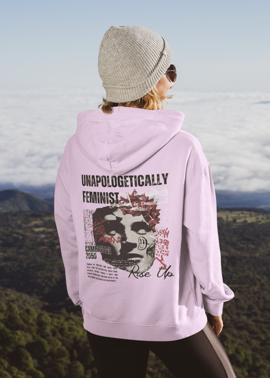 Unapologetically-Unisex Feminist Oversized Hoodie