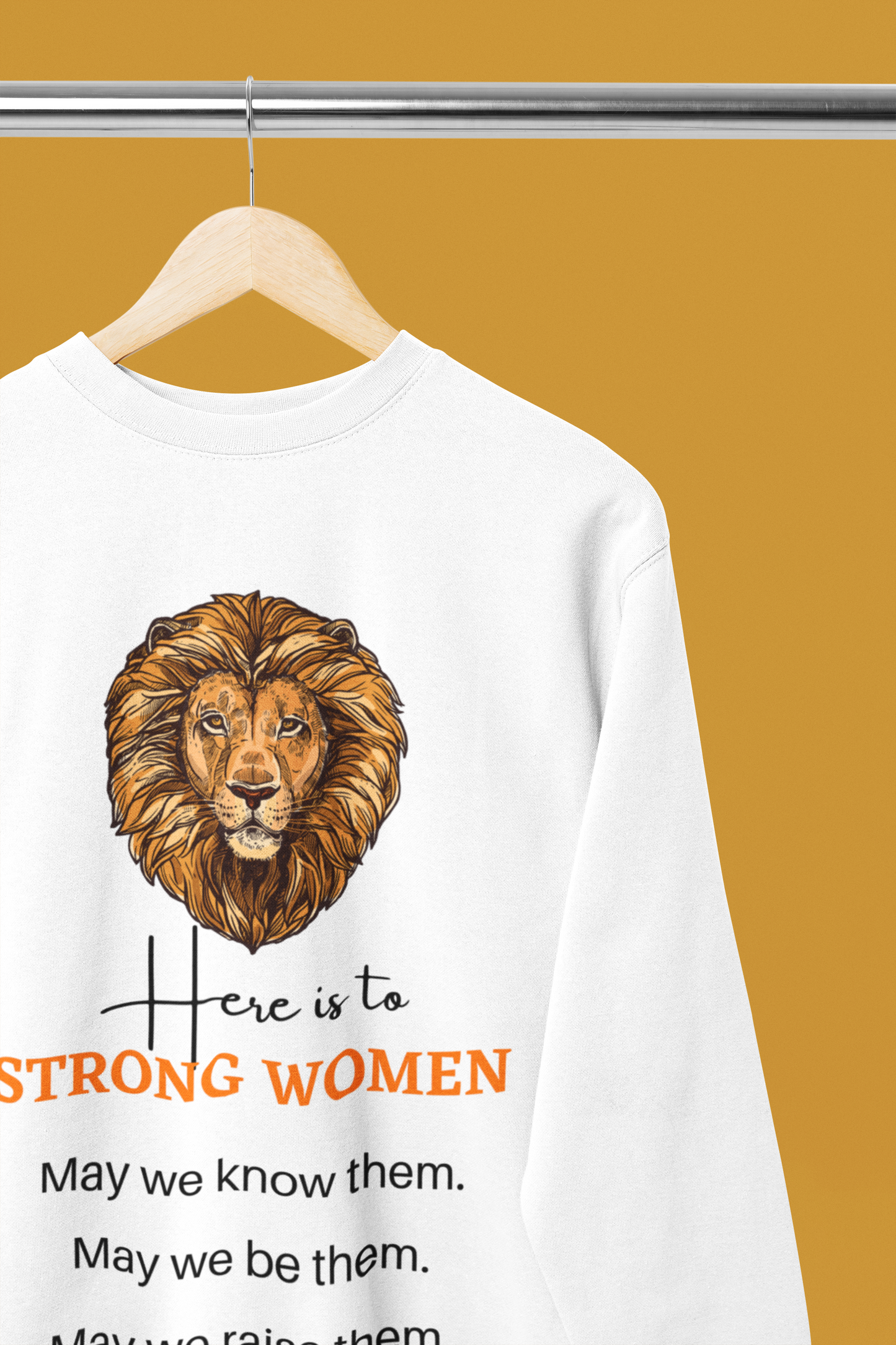 Strong Women-Bold Comfort Unisex Sweatshirt