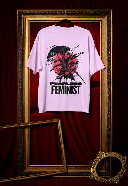 Fearless Feminist | Feminist Oversized Unisex T-shirt
