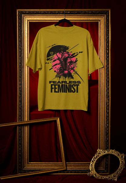 Fearless Feminist | Feminist Oversized Unisex T-shirt