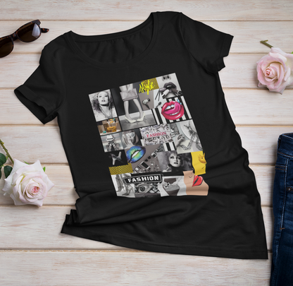 Women Graffiti Art Style Unique T-shirt-Strong Women T-Shirts