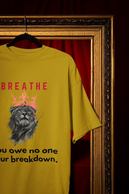 Breathe | Feminist Oversized Unisex T-shirt