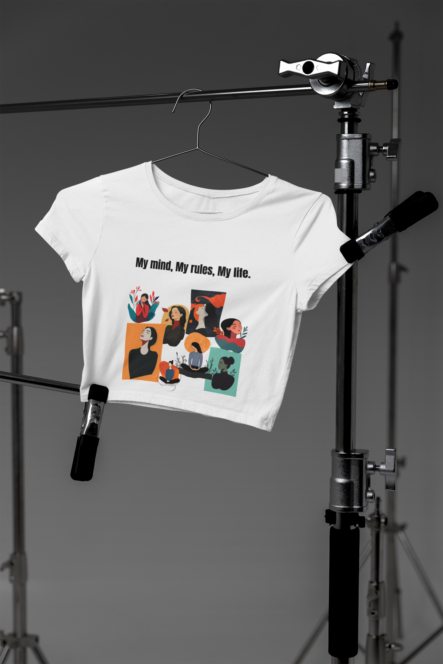 My Mind My Rules My Life | Feminist Crop Top