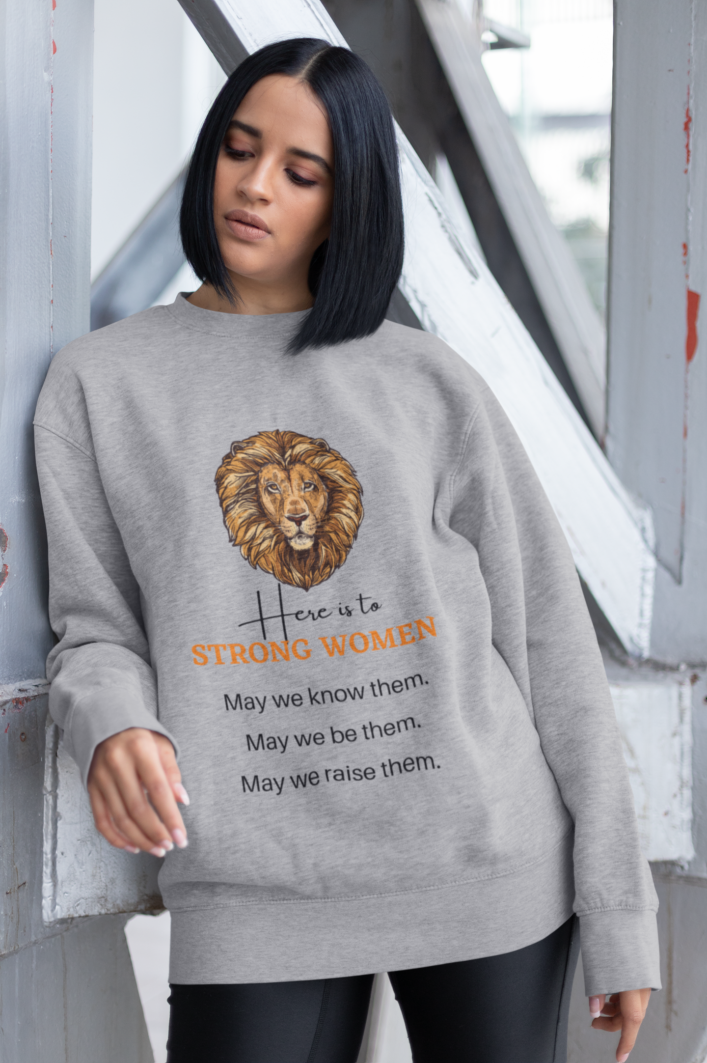 Strong Women-Bold Comfort Unisex Sweatshirt