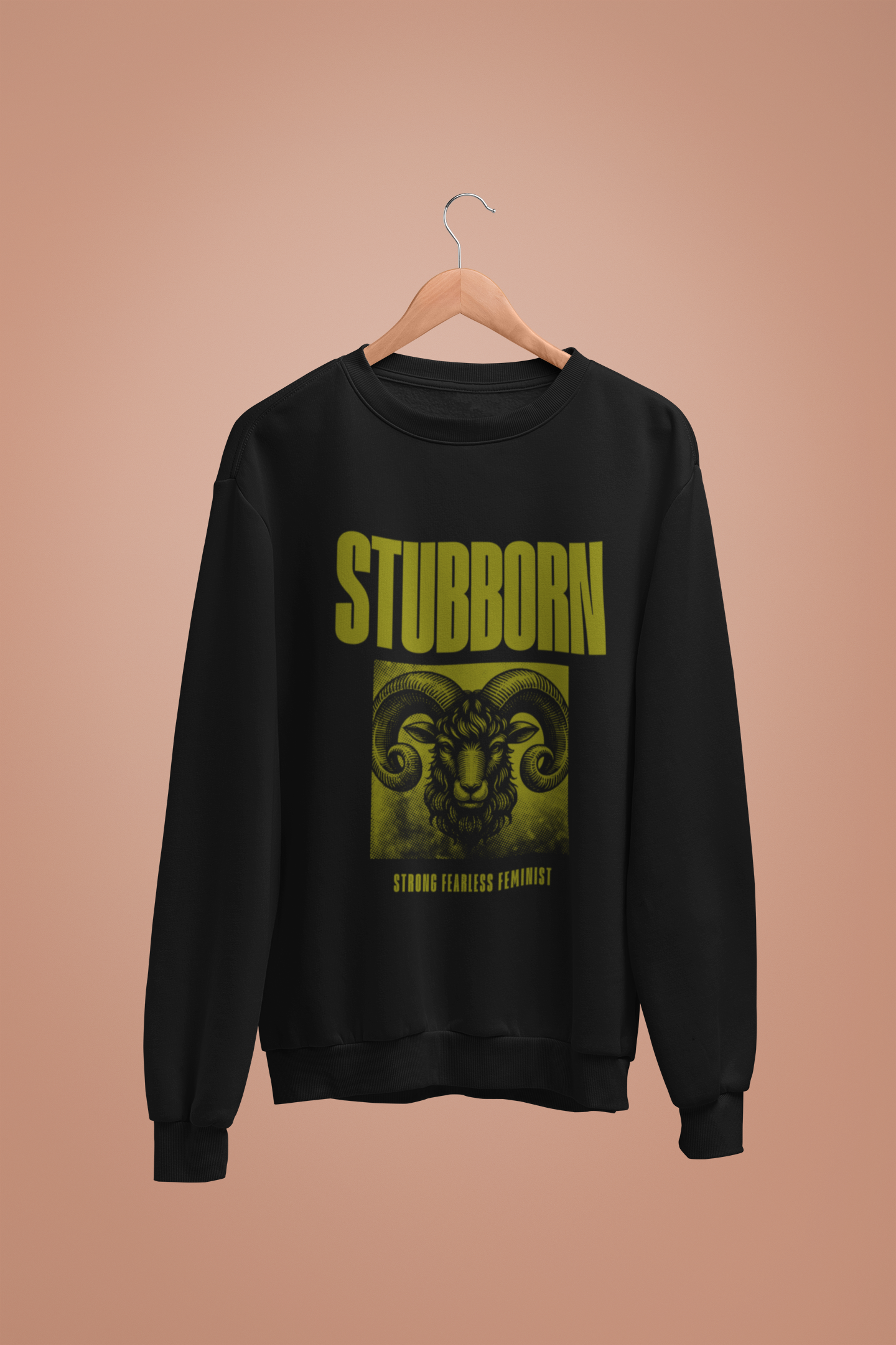 Stubborn | Feminist Oversized Unisex T-shirt